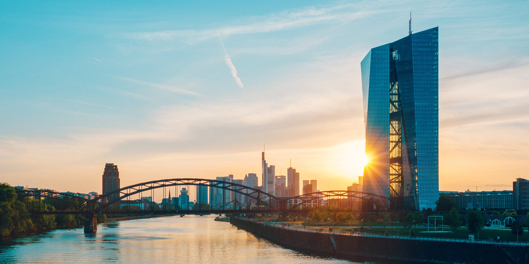 Gebäude der Europäischen Zentralbank in Frankfurt am Main.