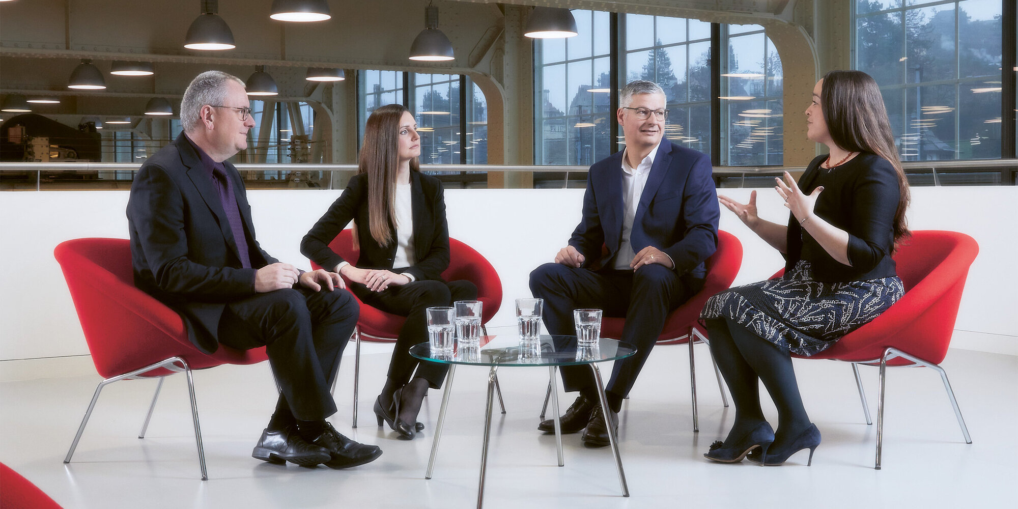 Gespräch zur Erbschaftsstudie mit Roland Hofmann, Nicole Burgstaller, Stefan Reinhard, Michaela Tanner