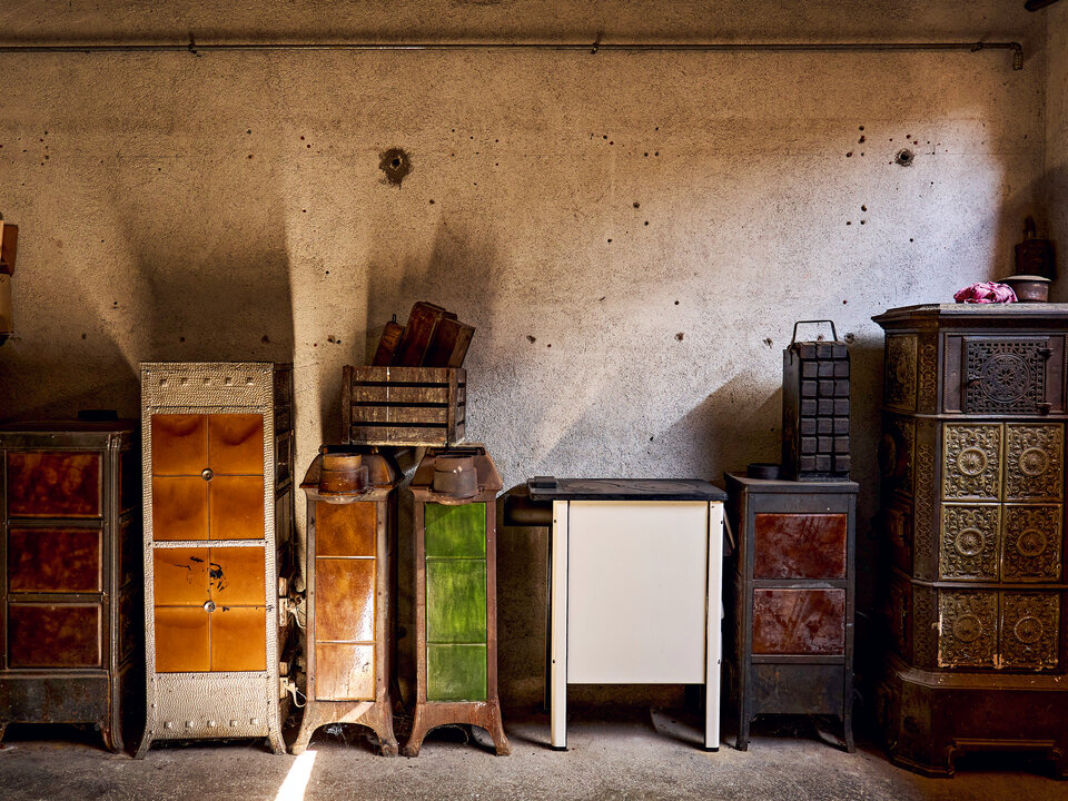 Alte Öfen aus der Sammlung der Kaminfeger-Familie Weber